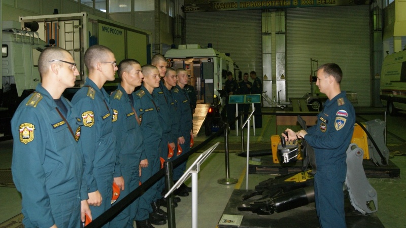 Стажировка курсантов первого курса АГЗ МЧС России