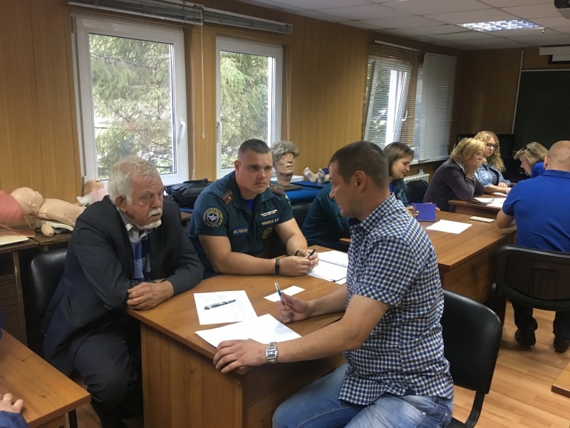 Прием экзаменов по противопожарной подготовке