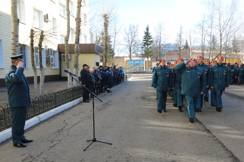 Строевой смотр личного состава