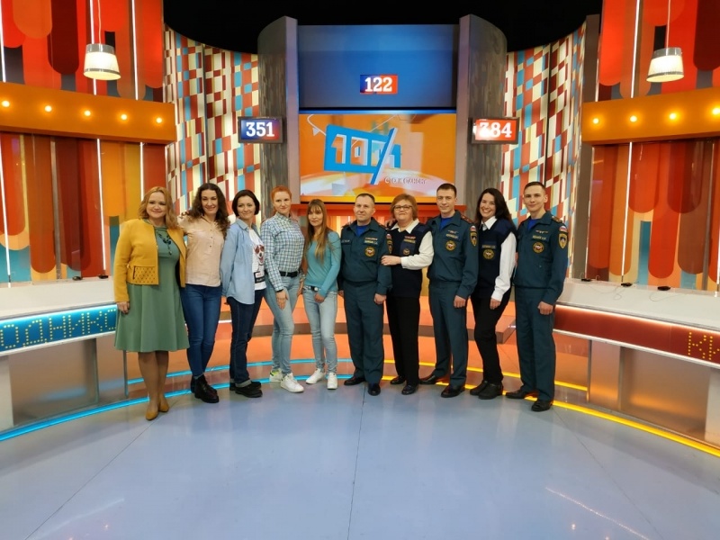 Участие кинологов Центра "Лидер" в передаче "Сто к одному"