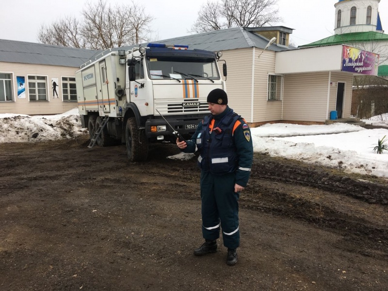 Работа расчета радиационной и химической разведки в районе ТБО "Ядрово" Работа расчета радиационной и химической разведки в районе ТБО "Ядрово"