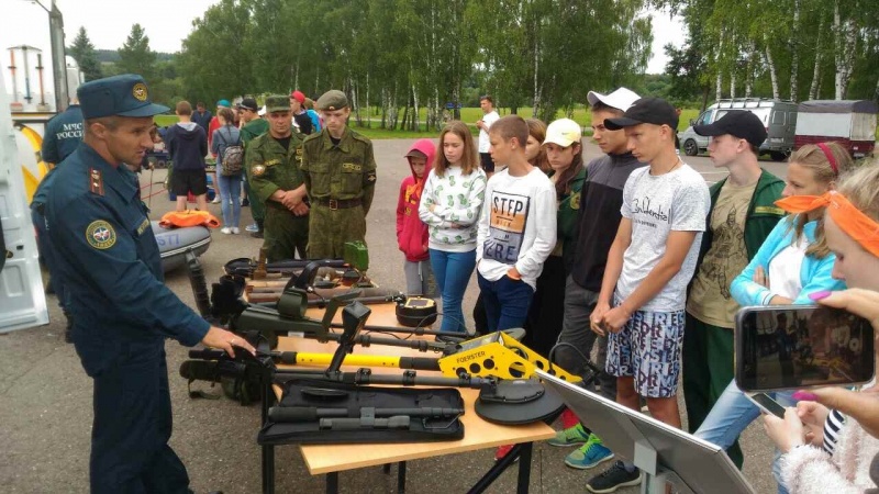 Показные мероприятия во Всероссийском военно-патриотическом лагере "Бородино-2017"