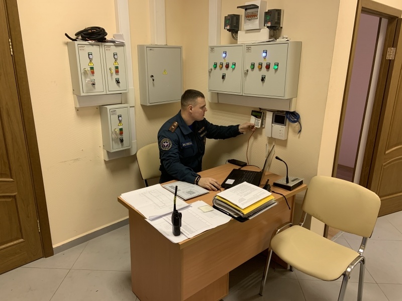 Комплексная проверка противопожарного состояния объектов Центра