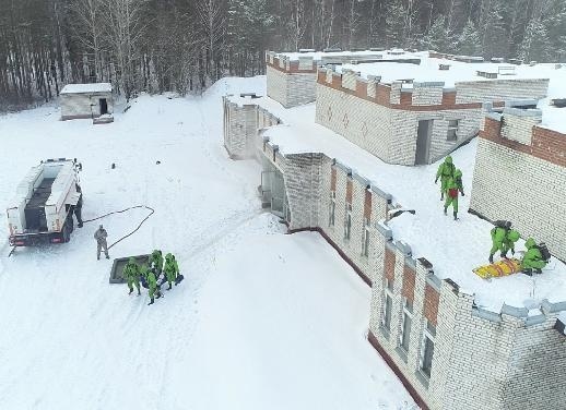 Продолжается тренировка сил Центра, предназначенных для ликвидации последствий возможных ЧС Продолжается тренировка сил Центра, предназначенных для ликвидации последствий возможных ЧС