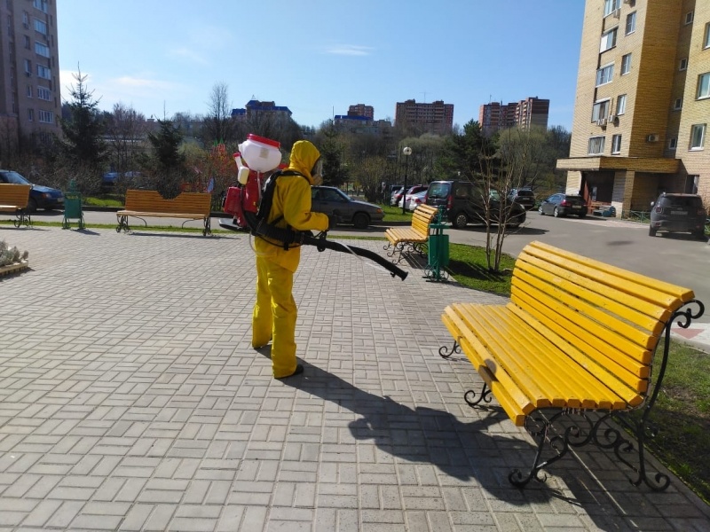 Проведение дезинфекции в Филимонковском детском доме-интернате и пос. Воскресенское Проведение дезинфекции в Филимонковском детском доме-интернате и пос. Воскресенское