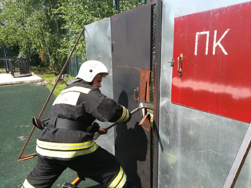 Продолжаются занятия по противопожарной подготовке