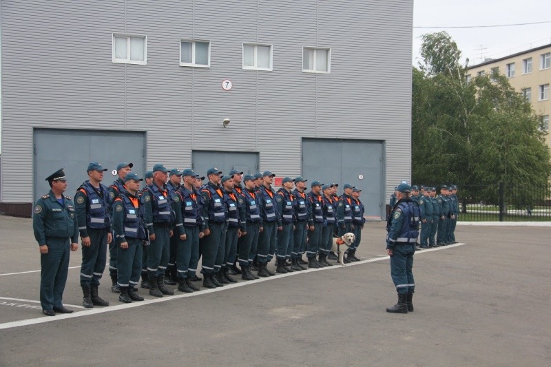 Возвращение отряда после участия в тактико-специальных учениях (Республика Казахстан)