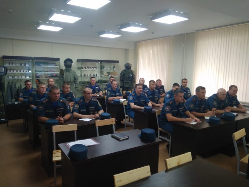 Занятие в Международном противоминном центре ВС РФ