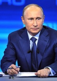 Трансляция "Прямой линии с Владимиром Путиным"