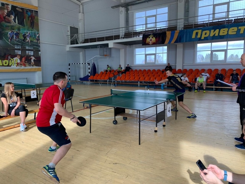 Соревнования по настольному теннису